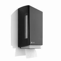 Dispenser for folded toilet paper - single